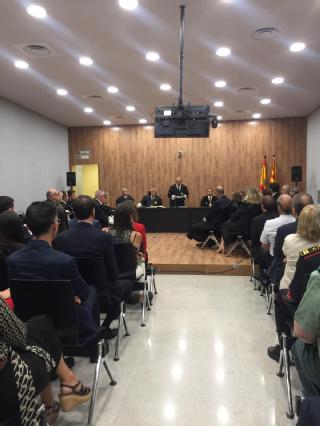 Imagen general de la sala de vistas de la Audiencia de Lleida